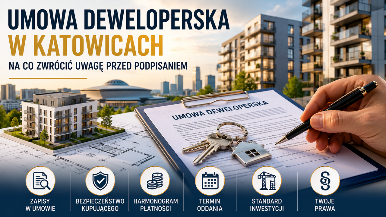 Umowa deweloperska w Katowicach – na co zwrócić uwagę przed podpisaniem
